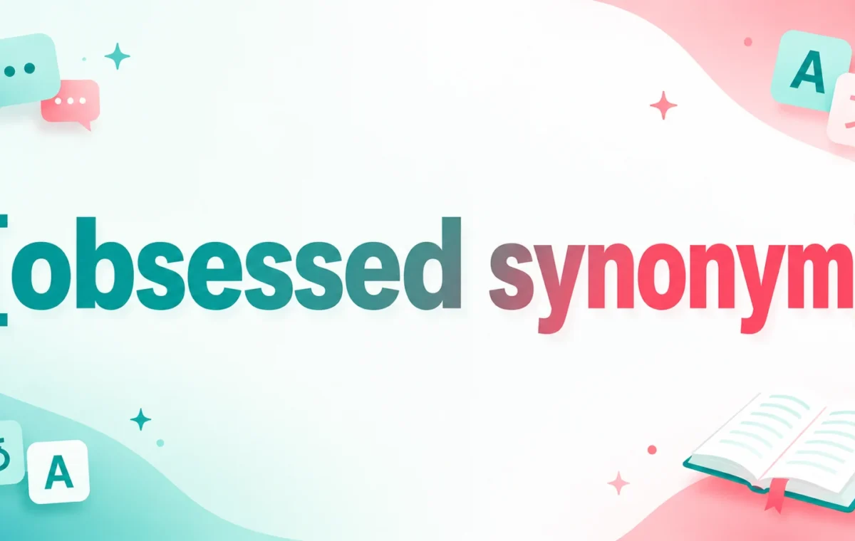 Best Obsessed Synonym: 25 Better Words for Every Tone 2026