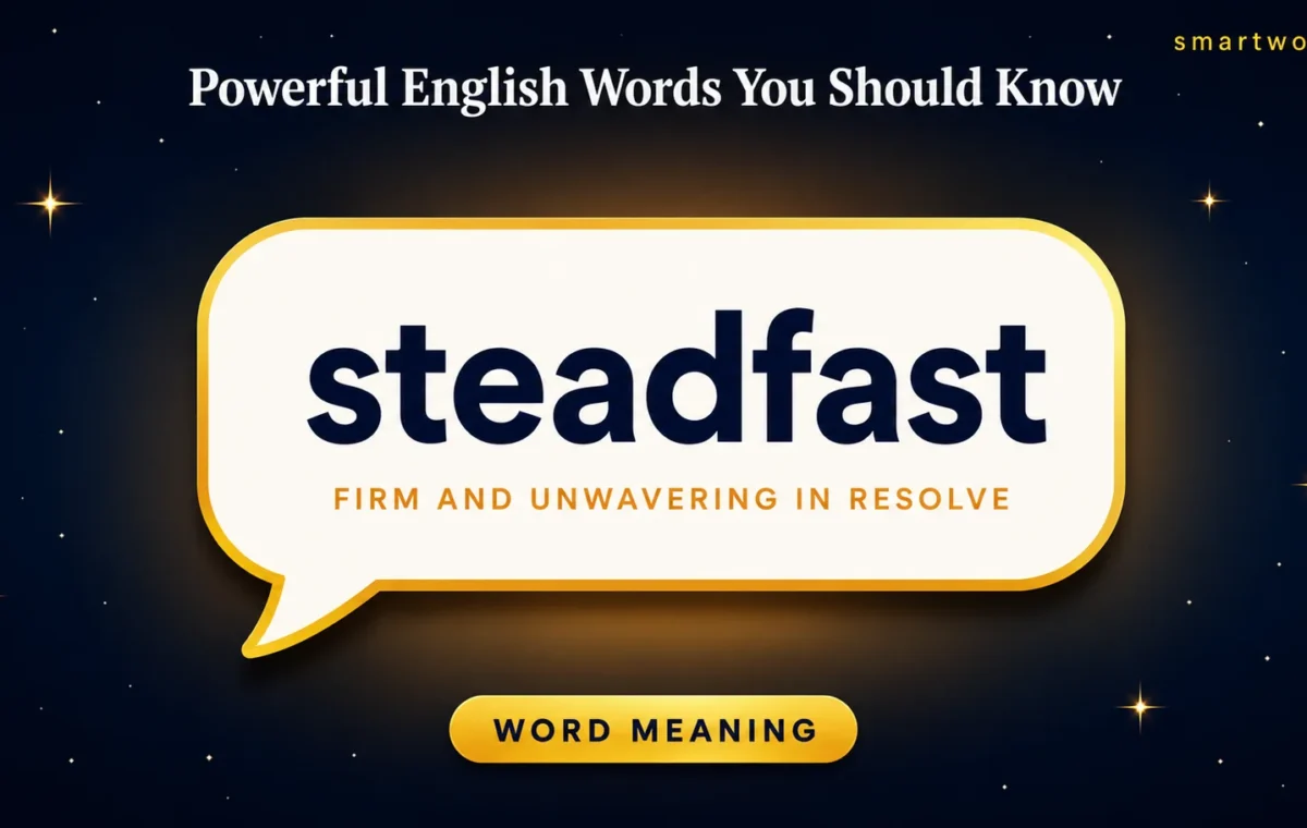 Best Steadfast Meaning: Definition, Examples & Usage Guide 2026