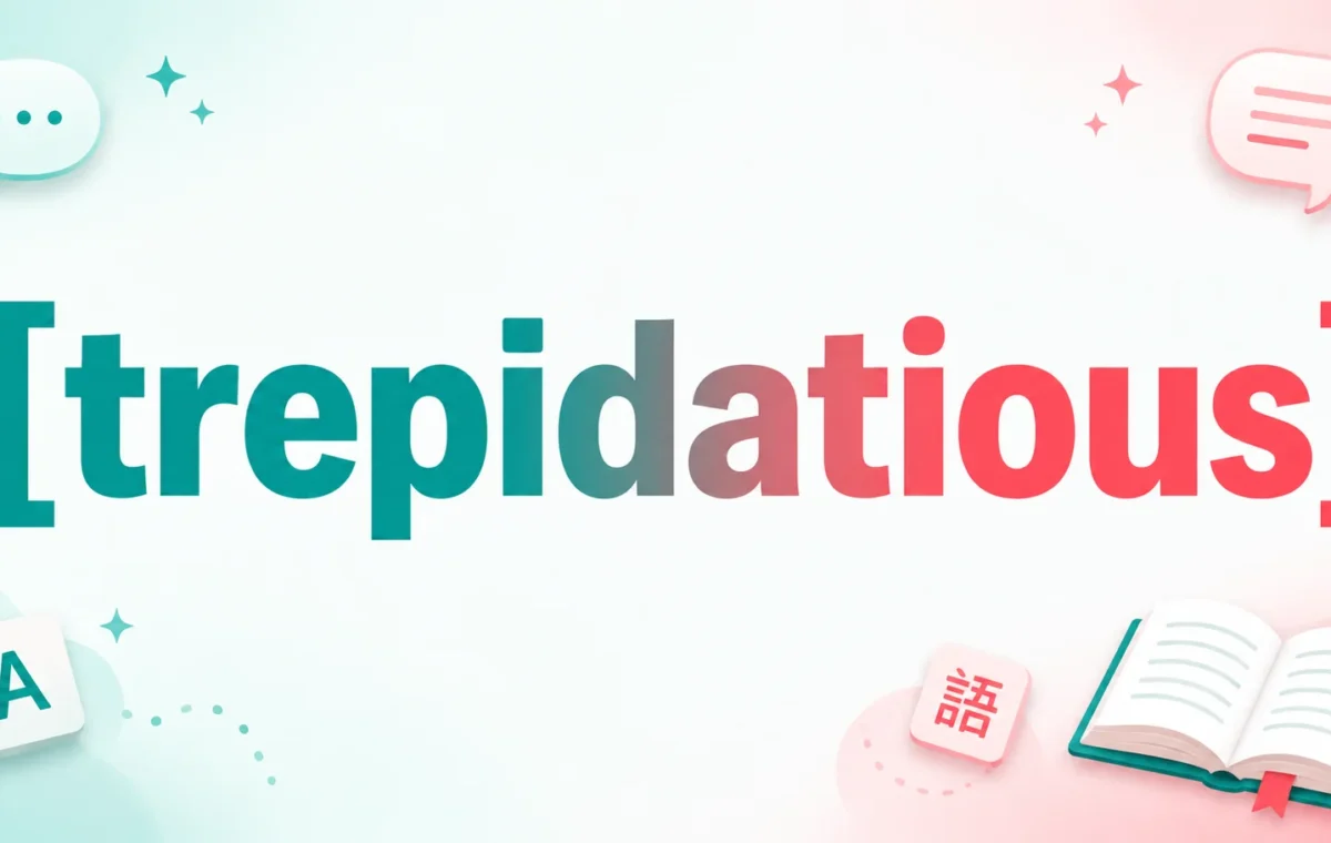 Best Trepidatious Meaning, Synonyms & Examples 2026