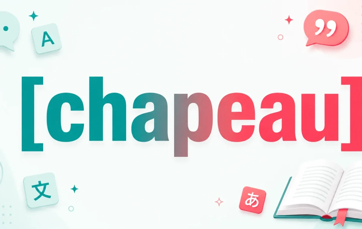 Best Chapeau Meaning: Definition, Origin & How to Use It 2026