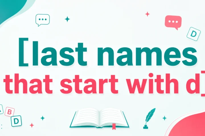 Best Last Names That Start With D: 250+ Popular Surnames 2026