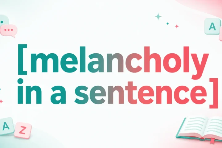 Best Melancholy in a Sentence: 75 Clear Example Sentences 2026