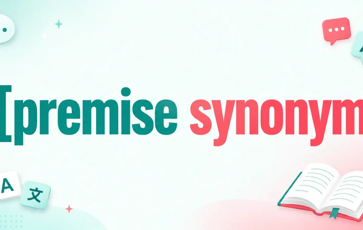 Best Premise Synonym: 25 Better Alternatives for Writing 2026