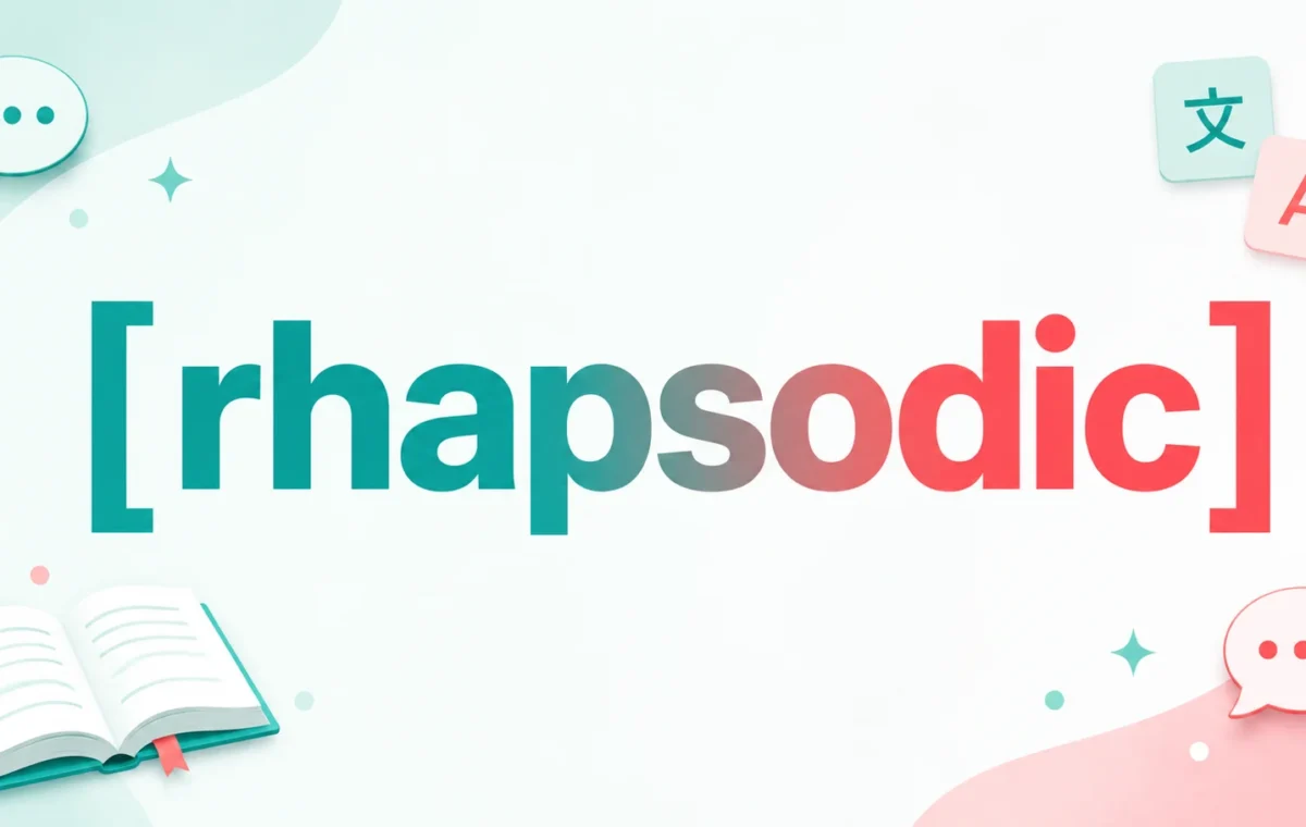Best Rhapsodic Meaning, Synonyms, and Examples 2026