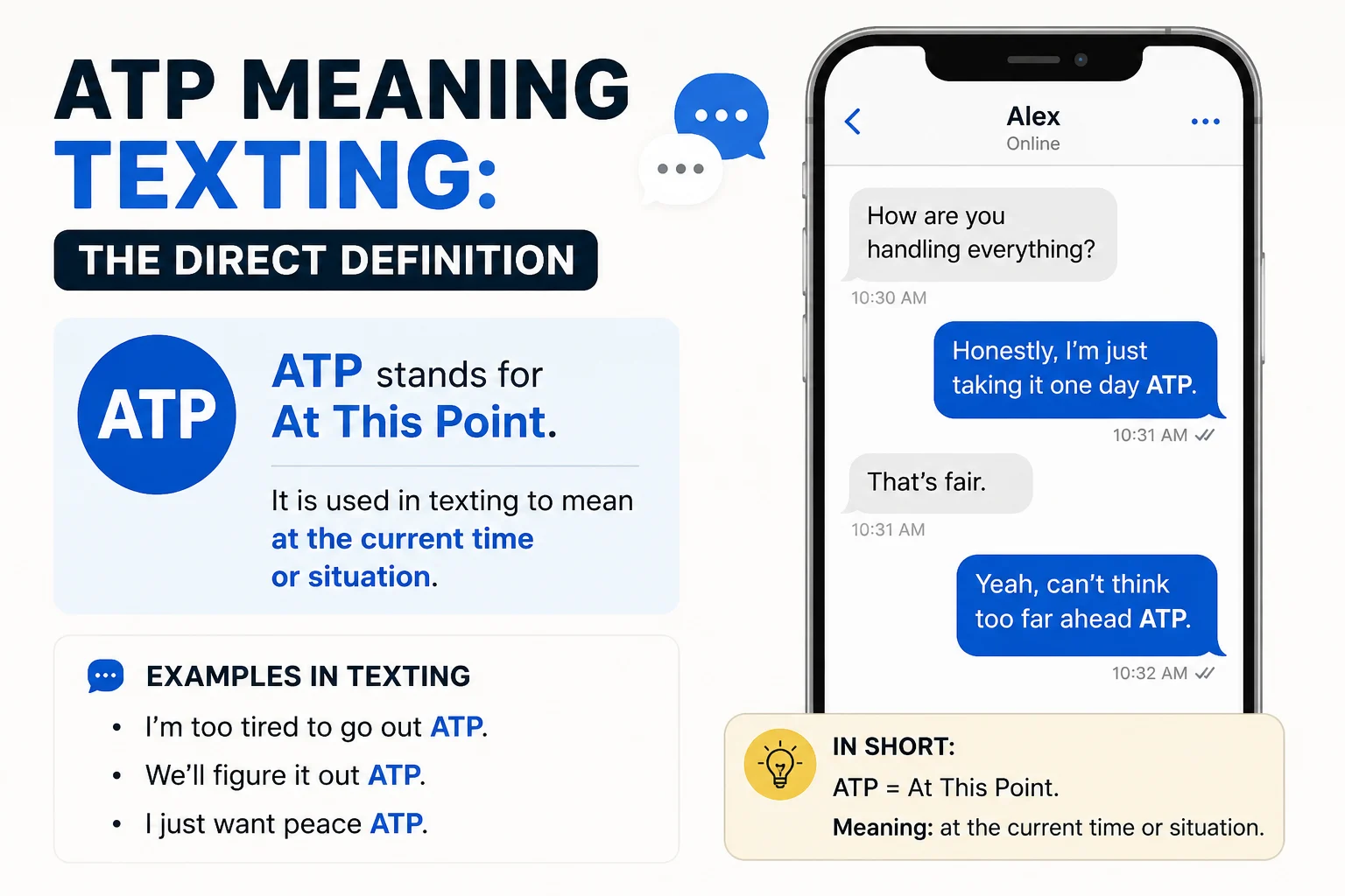 ATP Meaning Texting: The Direct Definition