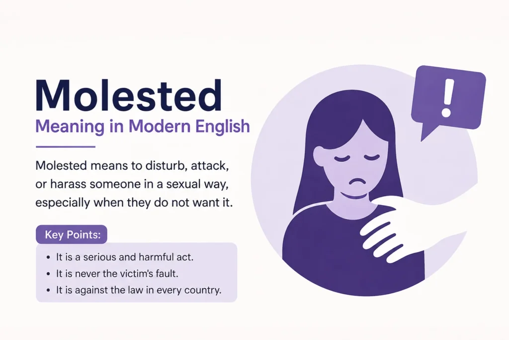 Molested Meaning in Modern English
