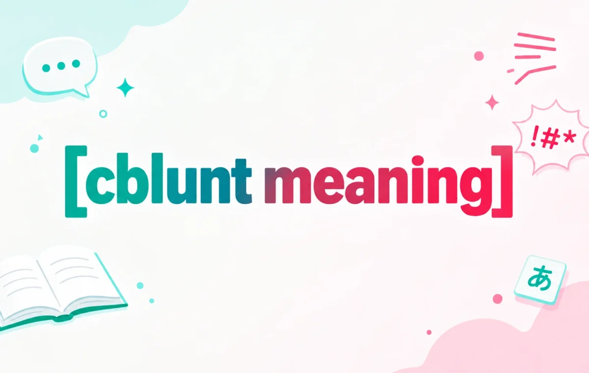 Blunt Meaning: Definition, Examples & Usage Guide is the best in 2026