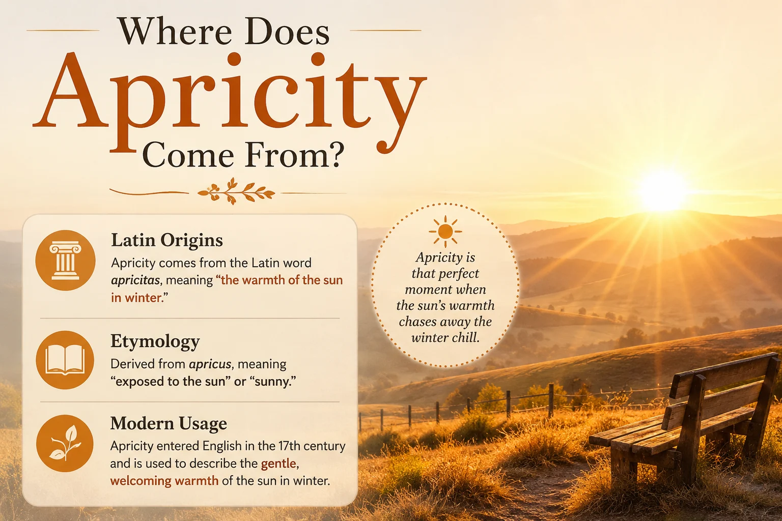 Where Does Apricity Come From?