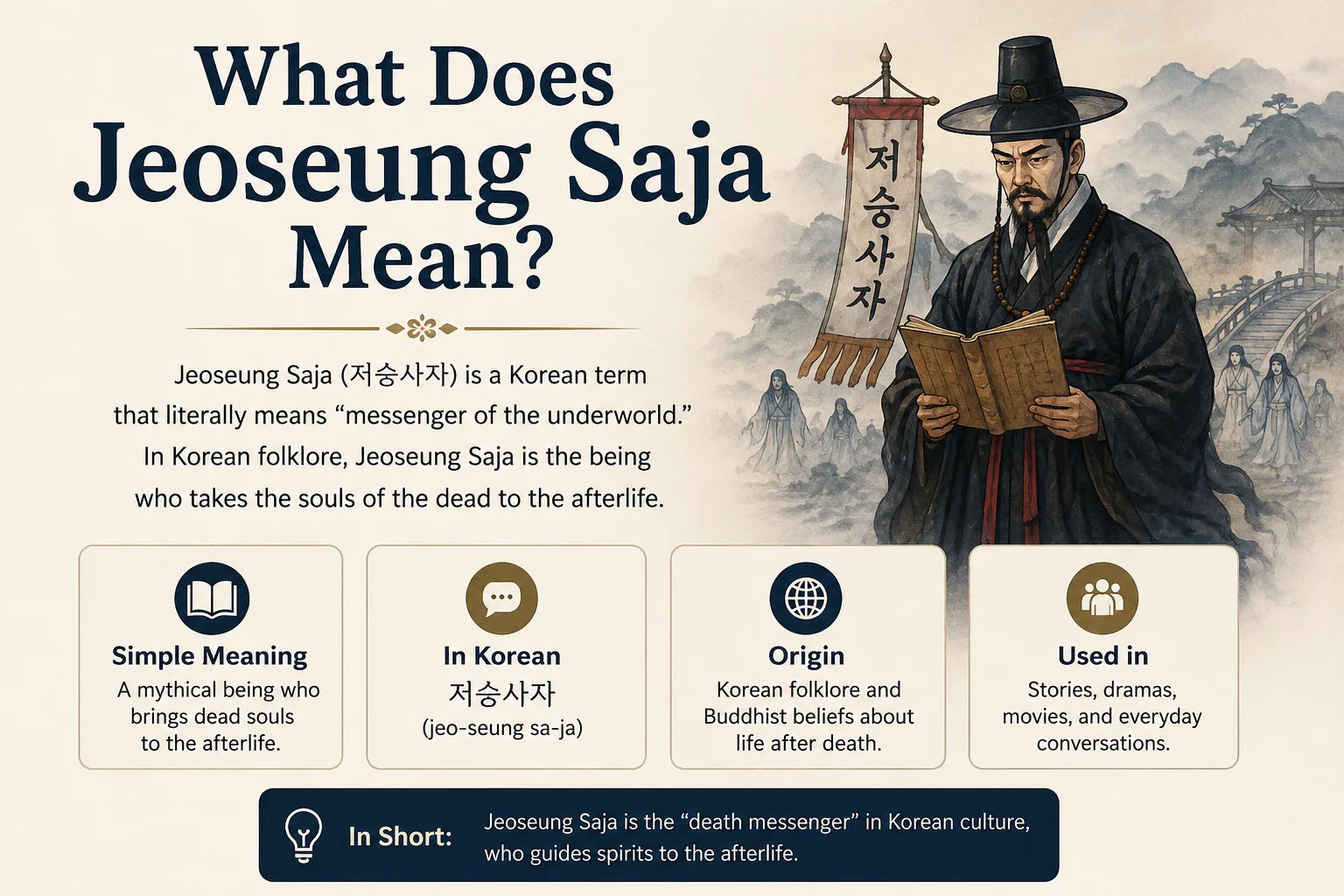 What Does Jeoseung Saja Mean?