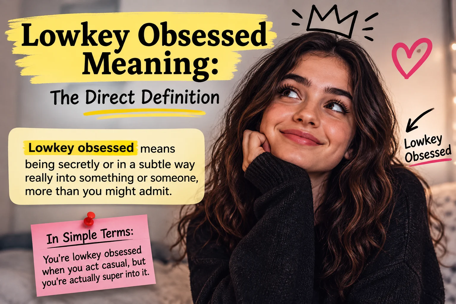 Lowkey Obsessed Meaning: The Direct Definition
