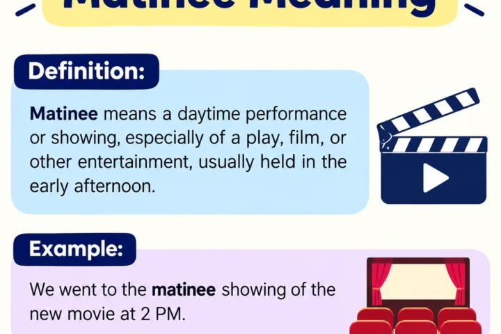 Matinee Meaning: Definition, Examples & Usage is the best in 2026