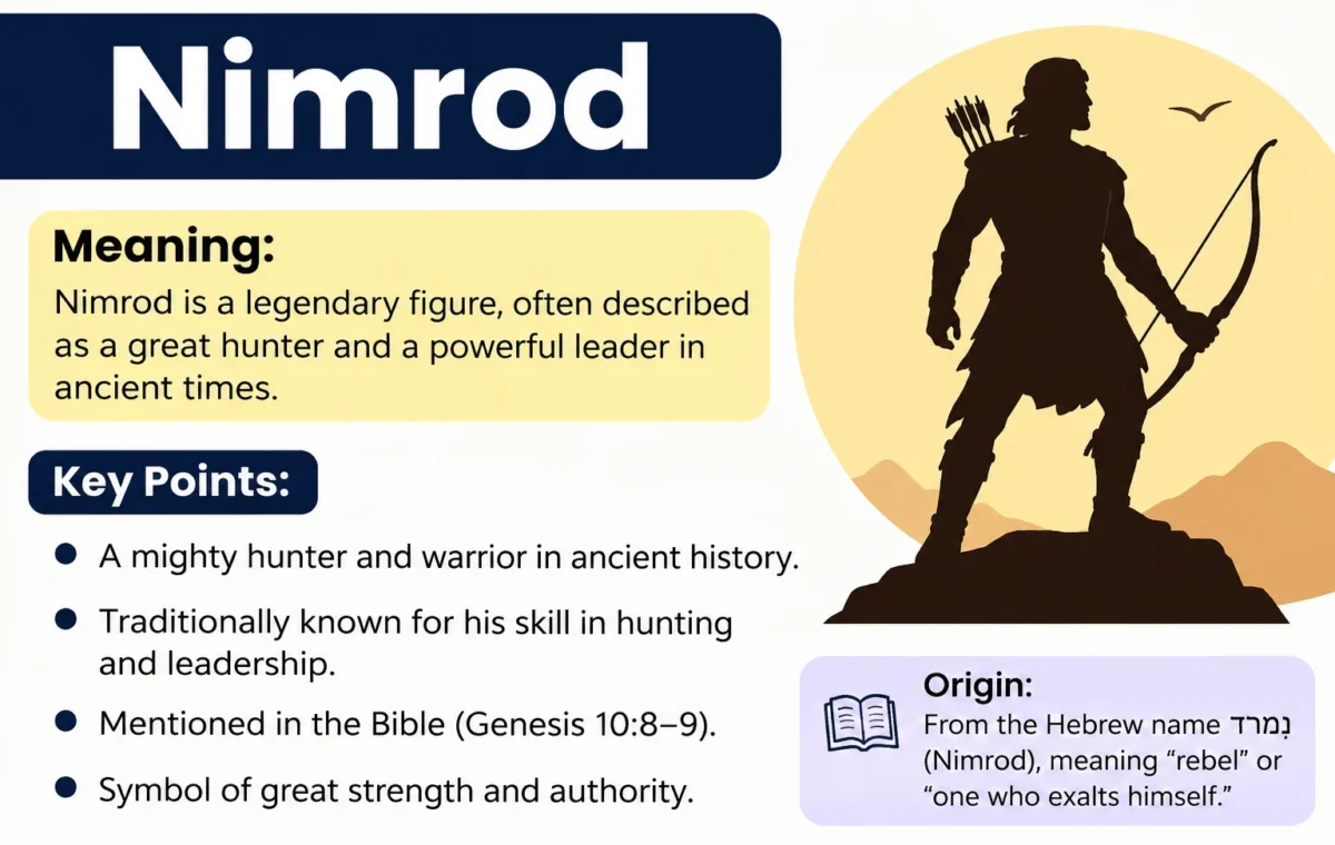 Nimrod Meaning: Definition, Origin, and How to Use It is the best in 2026