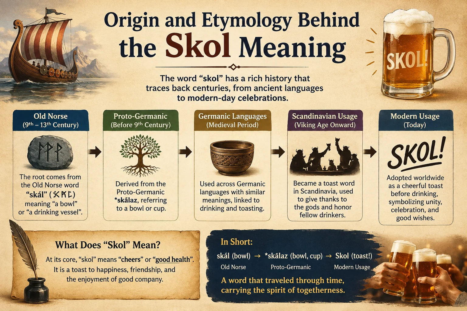 Origin and Etymology Behind the Skol Meaning