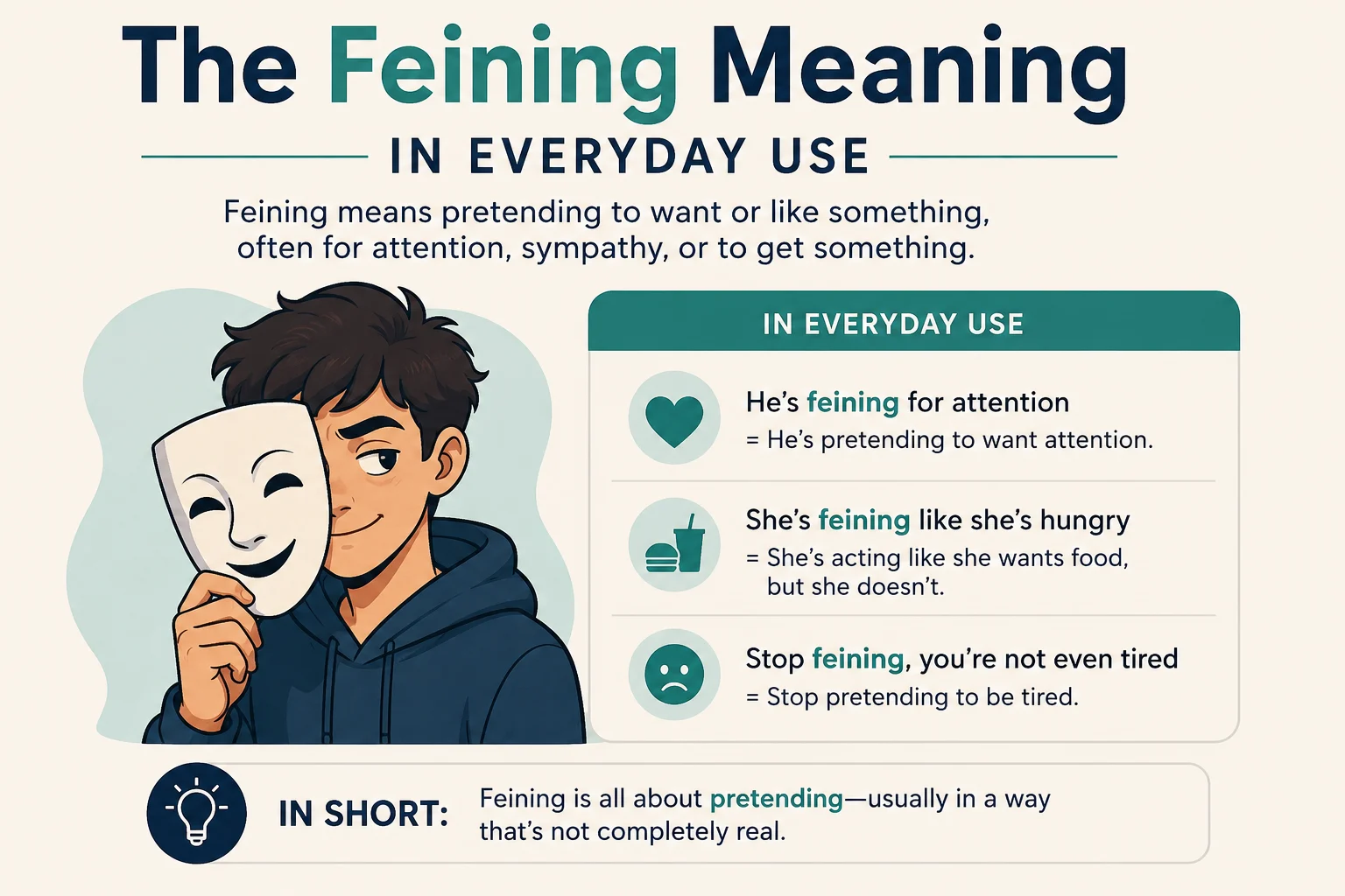 The Feining Meaning in Everyday Use