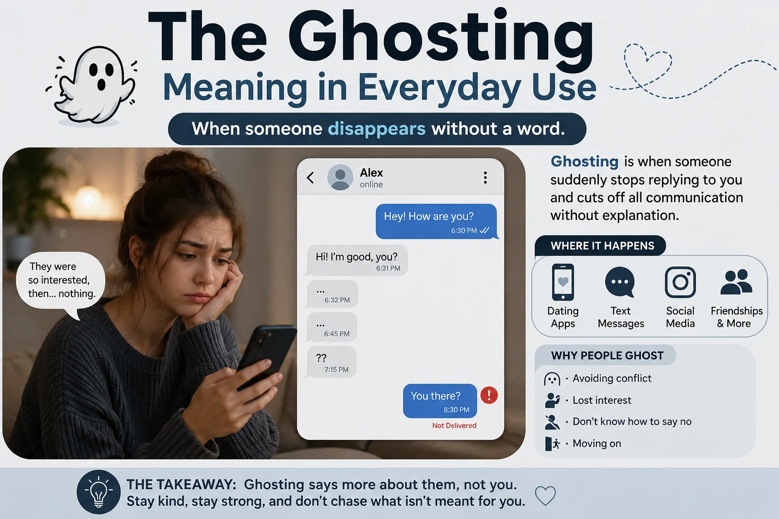 The Ghosting Meaning in Everyday Use