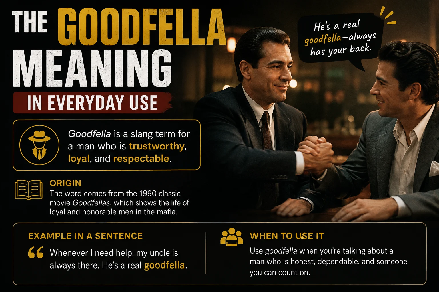 The Goodfella Meaning in Everyday Use