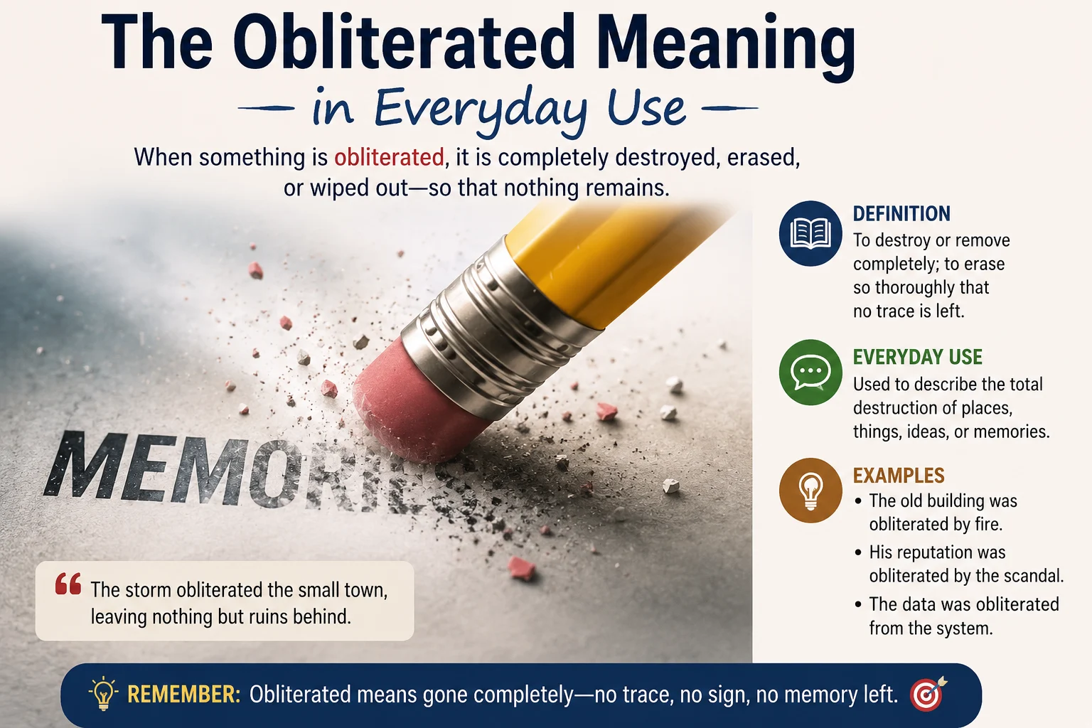 The Obliterated Meaning in Everyday Use