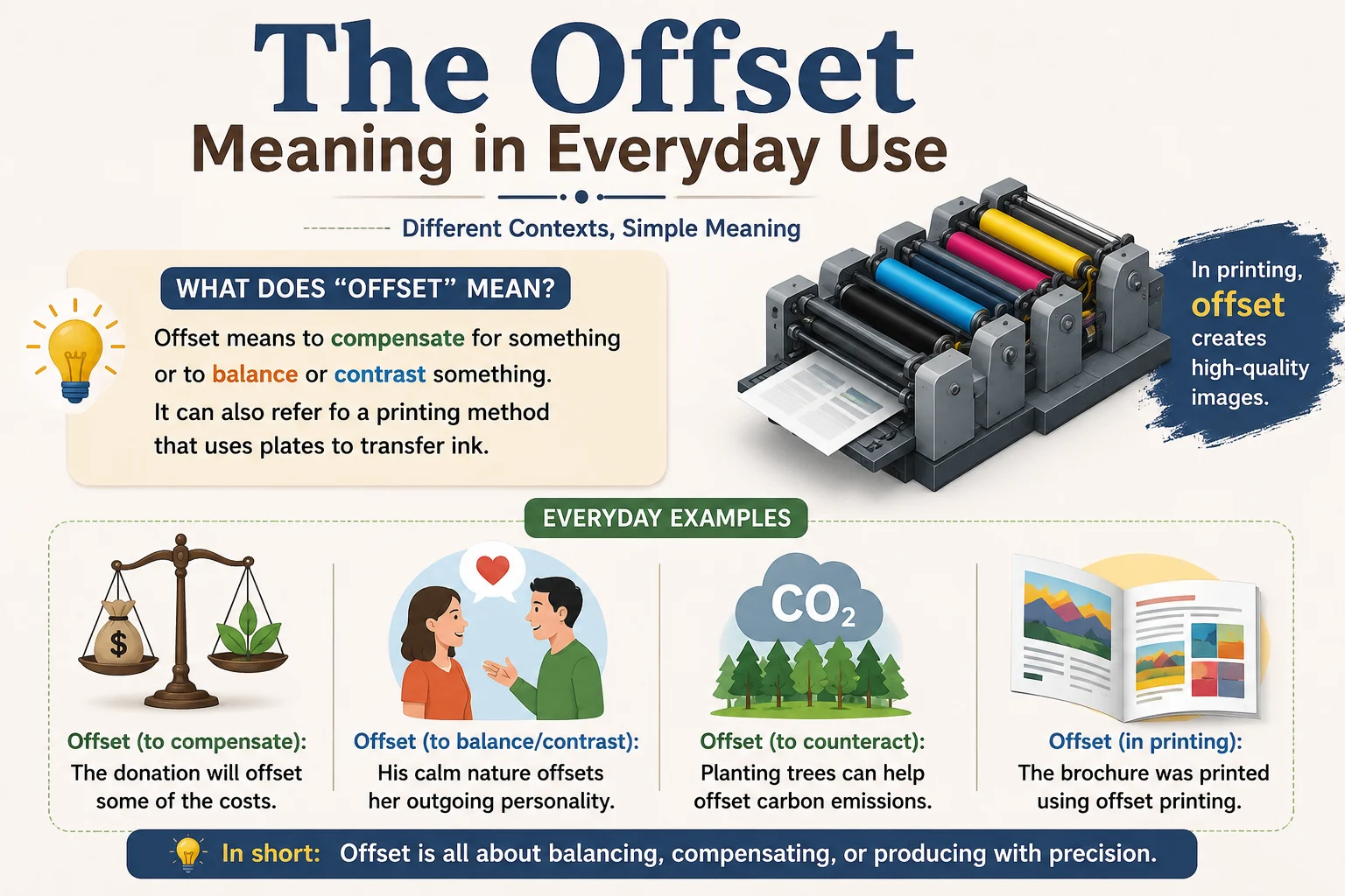 The Offset Meaning in Everyday Use