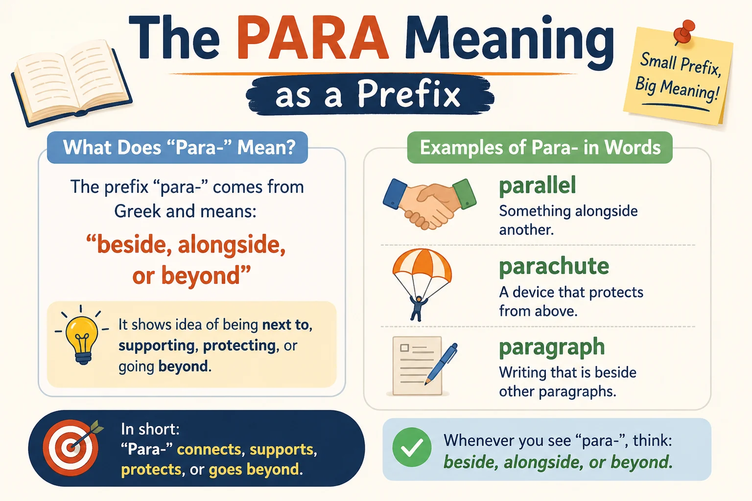 The Para Meaning as a Prefix