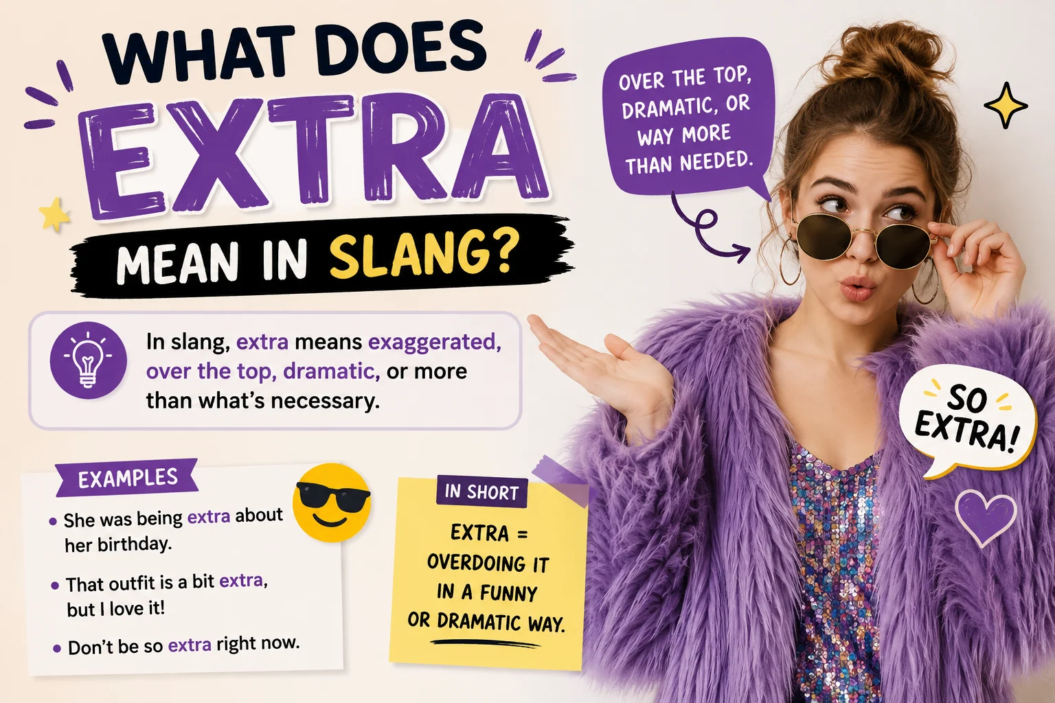 What Does Extra Mean in Slang?