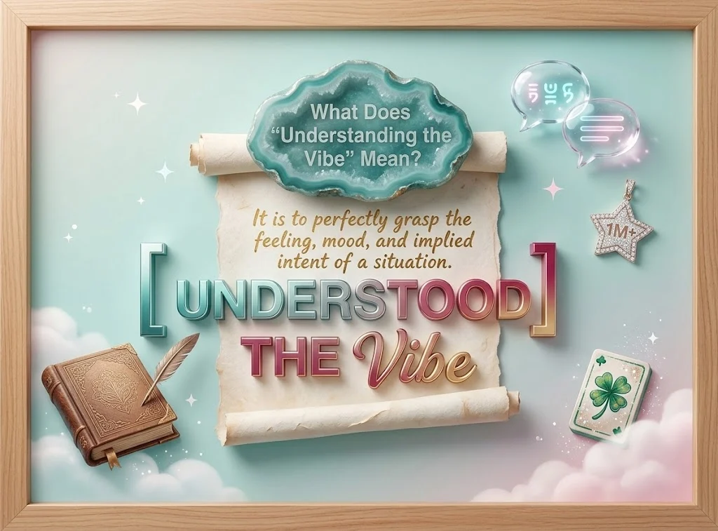 What Does “Understood the Vibe” Mean