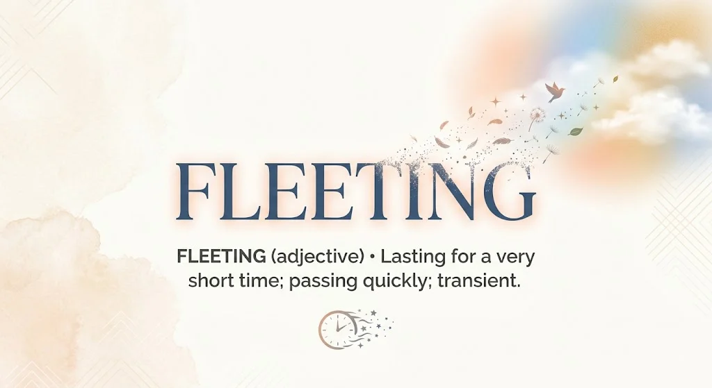 Fleeting Meaning: Definition, Examples, and Usage is the best in 2026