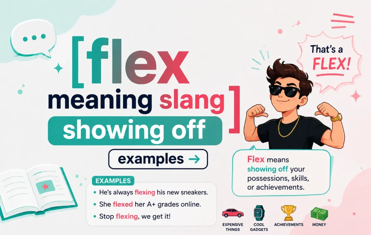 Powerful Flex Meaning Slang Showing Off Examples: Complete Guide (2026)