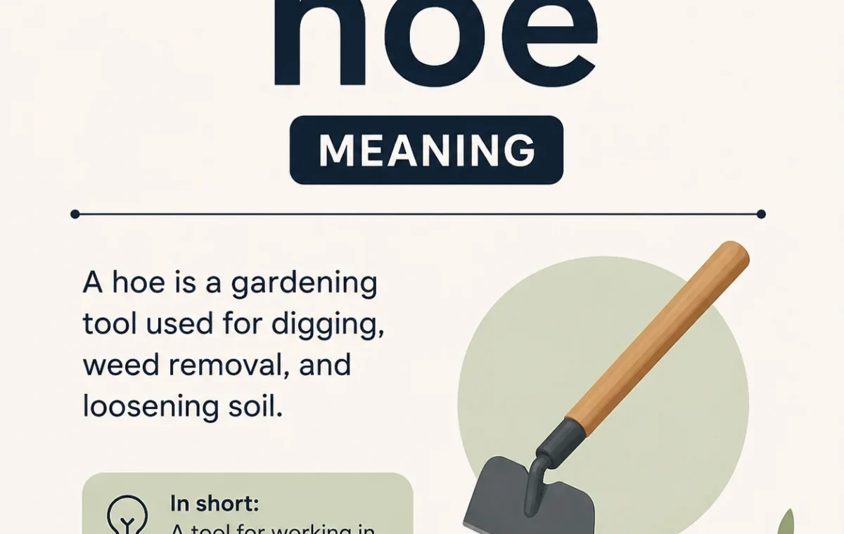 Hoe Meaning: Definition, Pronunciation, Examples, and Uses is the best in 2026