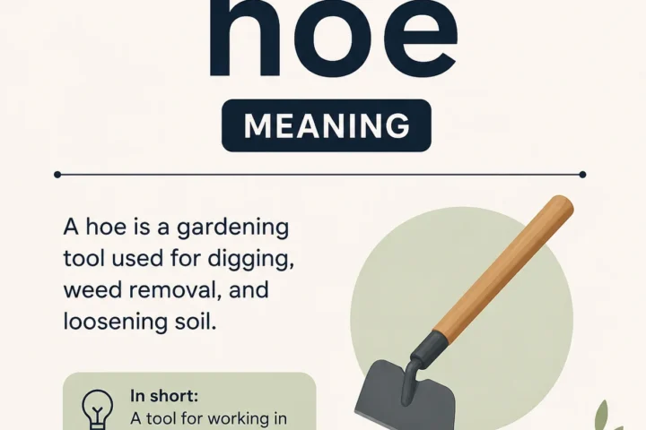 Hoe Meaning: Definition, Pronunciation, Examples, and Uses is the best in 2026