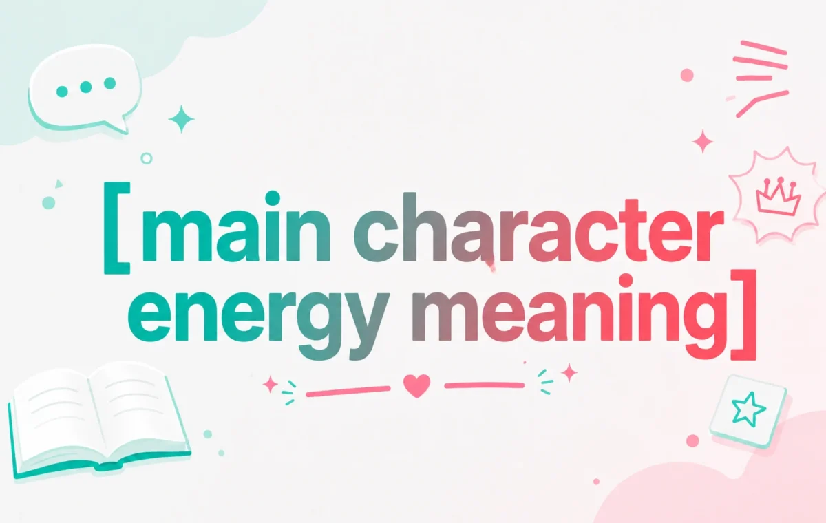 Main Character Energy Meaning: Powerful Positive Confidence. (2026)