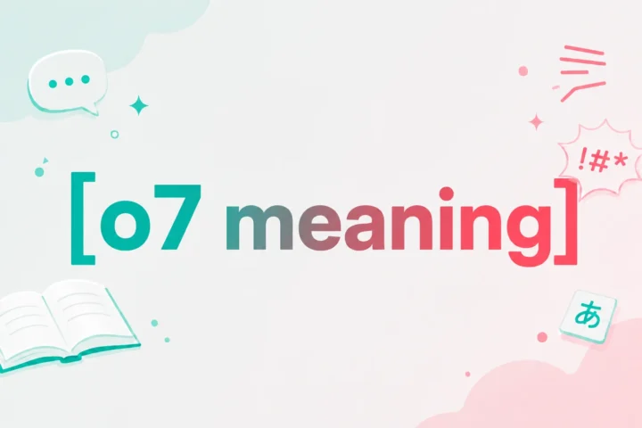 O7 Meaning: The Ultimate Guide to This Respectful Emoticon (2026)