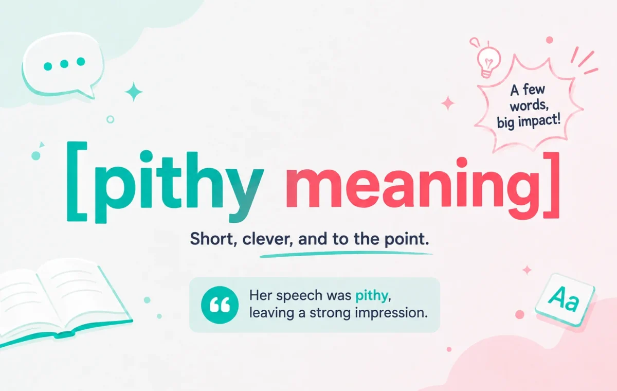 Pithy Meaning: The Ultimate, Easy Explanation (2026)