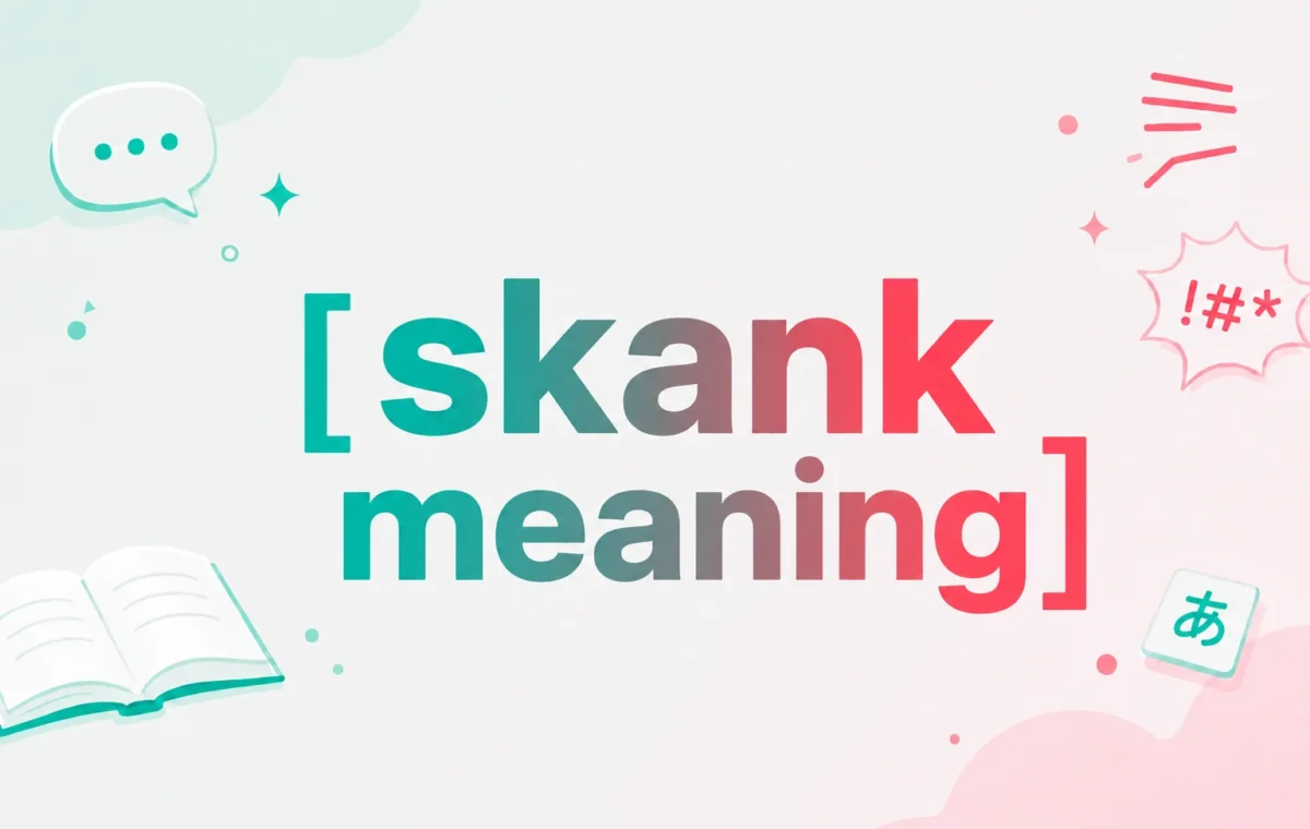 Skank Meaning: A Clear, Direct Definition (2026)